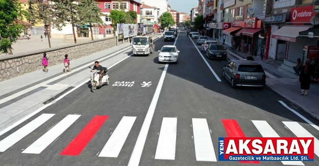 Ankara caddesi yenilendi