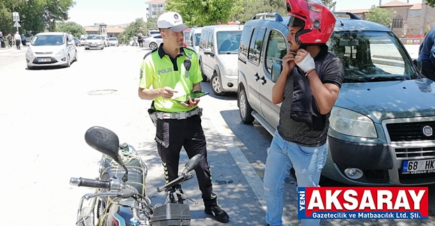 Kask ve emniyet kemeri denetimleri yapıldı