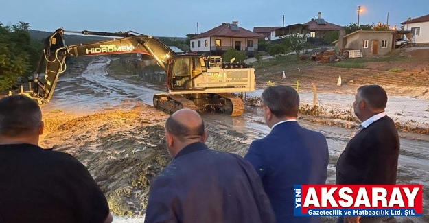 Sağanak yağış etkili oldu