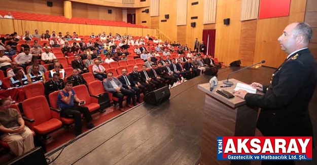 Suda boğulmalara karşı bilgilendirme toplantısı yapıldı