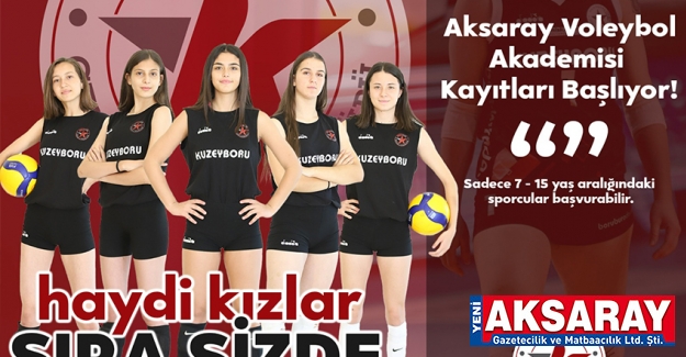 VOLEYBOL AKADEMİSİ KAYITLARI BAŞLIYOR