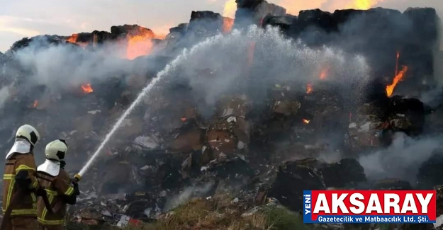 Yumurta viyoli üreten fabrikada yangın