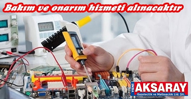 Ambulanslara ait cihazlar için bakım ve onarım hizmeti alınacaktır