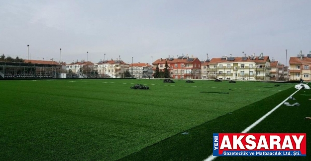 Futbol sahası çim yüzeyinin yenilenmesi işi yapılacaktır