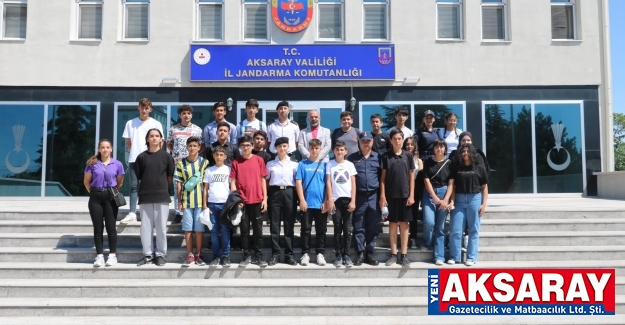 Gençler jandarmanın hizmetlerine tanık oldular            