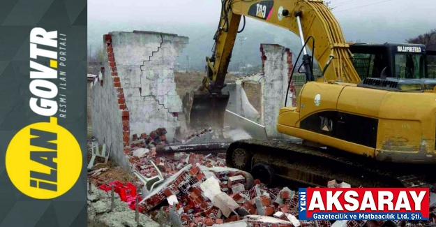 Kaçak yapının yıkım işlemi yaptırılacaktır