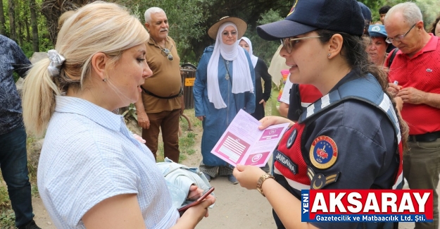 Vadi’yi gezmeye gelenlere Kades uygulamaları anlatılıyor                               