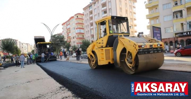 Altyapı çalışması tamamlandı, asfalt serimine başlandı