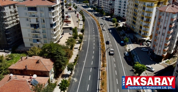 Atatürk bulvarında çalışmalar bitti