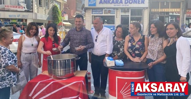 CHP Aşure Günü yaptı