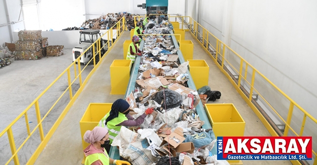 Atık Merkezi’nde günlük kapasite 70 tona kadar çıkıyor