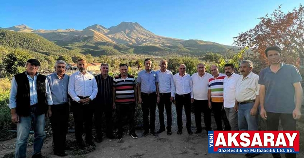  BELDE BAŞKANLARI İLE TOPLANTI Çalışmalar hakkında bilgi verildi