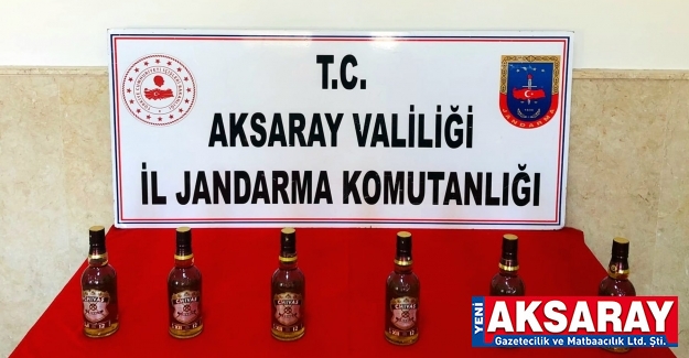 Kaçak viski yakalandı                