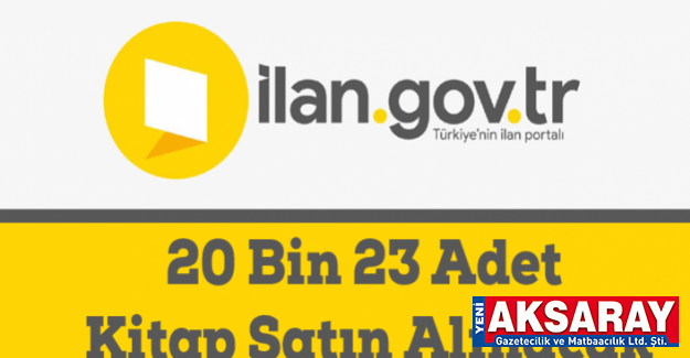 20 bin 23 adet kitap satın alınacaktır