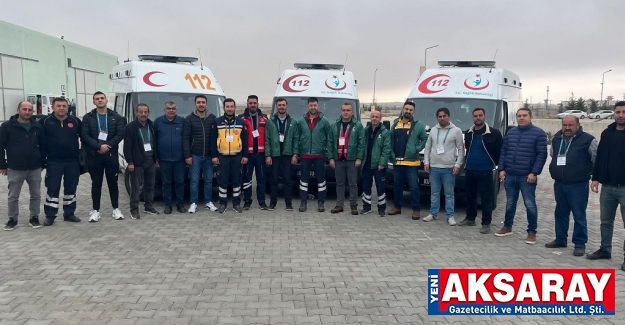 Ambülans şoförlerine eğitim verildi