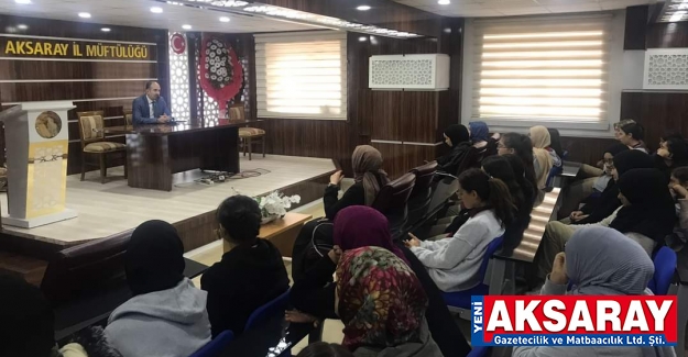 Gençlere manevi bilgi müftü Güller’den