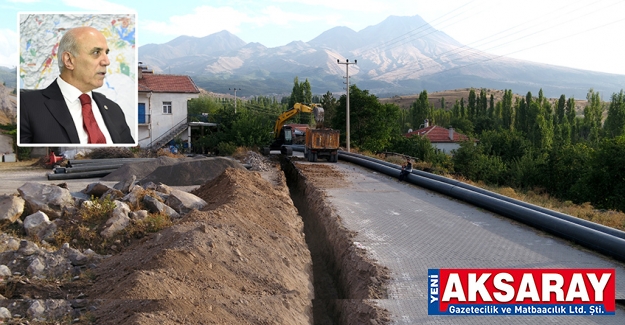 Helvadere sulu tarım projesi hızla ilerliyor