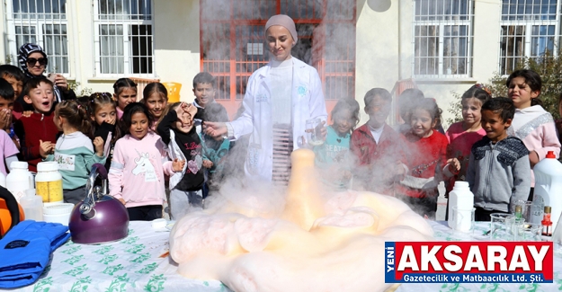 Köy okulları bilim ve teknoloji ile buluşturuluyor