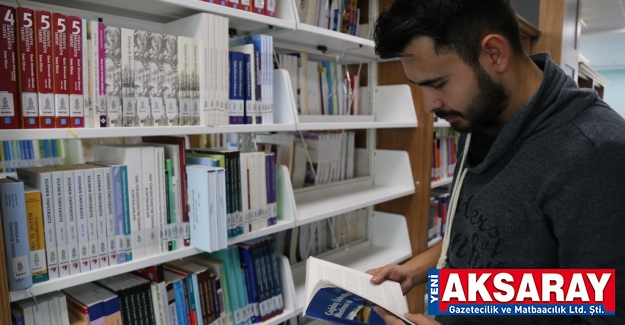 Üniversite kütüphanesinde 106 bin kitap oluyor