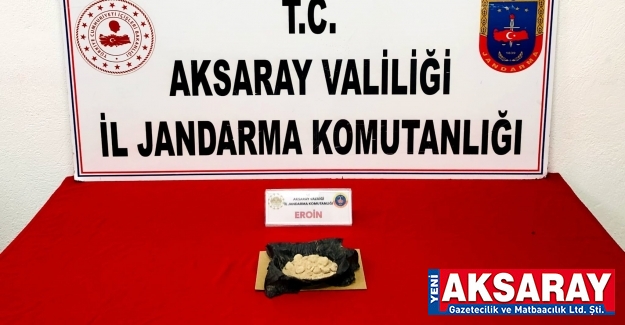 100 Gr. Eroinle yakalandı