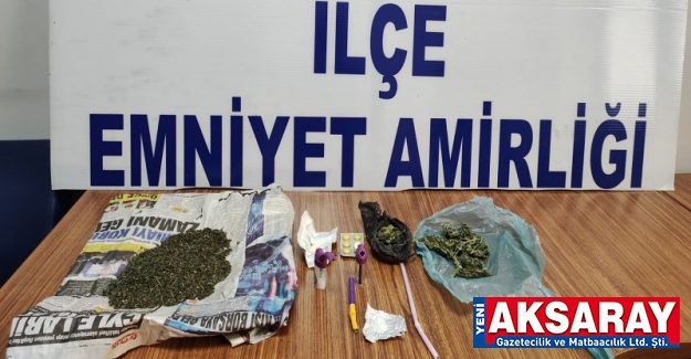 Ağaçören ilçesinde uyuşturucu yakalandı