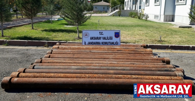 Yeraltı sulamasının boruları çalıp hurdacıya satmışlar