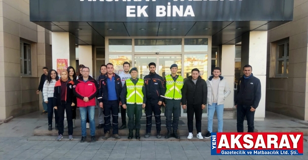 AFAD Personeline trafik eğitimi verildi               