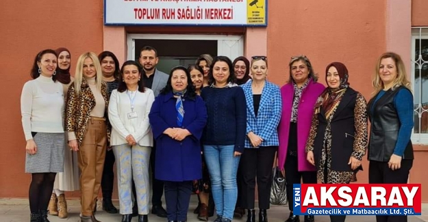 İş kadınları Toplum Ruh Sağlığı Merkezini ziyaret ettiler