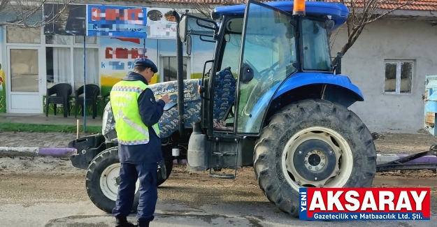 Traktörler denetlendi