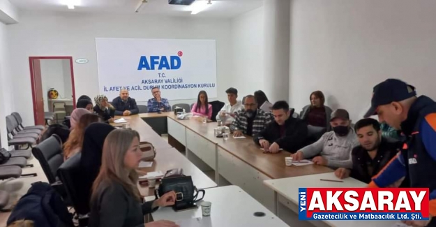 AFAD Gönüllüleri eğitime alındı