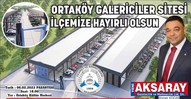 ATSO’dan Ortaköy’e Galericiler Sitesi