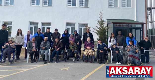 Bakım Merkezi sakinleri ziyaret edilerek gönülleri alındı