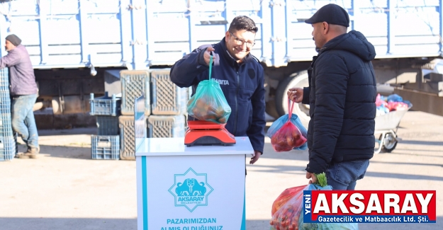 Eksik ve yanlış tartılar belediye terazisinden dönüyor