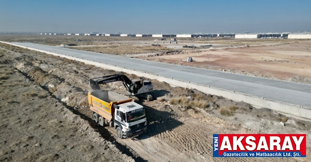 Yeni sanayinin bağlantı yolları yapılıyor