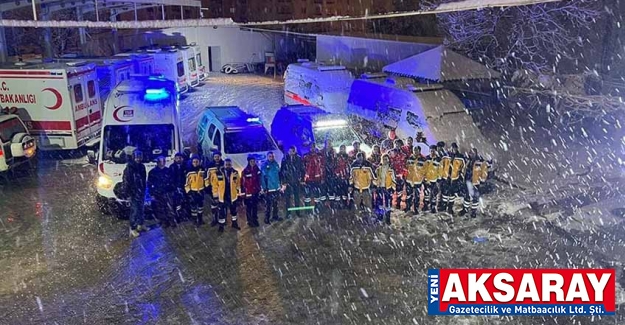 Arama kurtarma ekiplerimiz deprem bölgesine sevk edildi