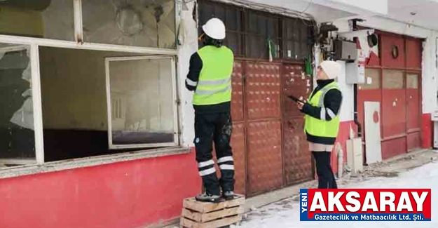 Deprem bölgesinde 500 binanın hasar tespitini gerçekleştirdik