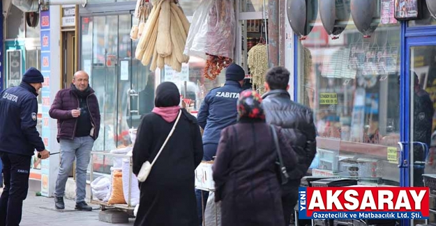 Kaldırım işgalcileri yine uyarıldı