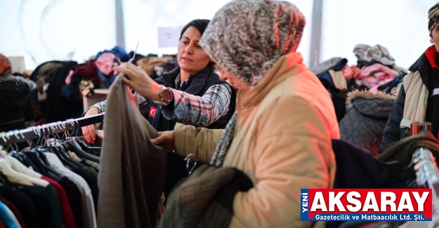 Sosyal mağaza 10 bin depremzedenin ihtiyacını karşıladı