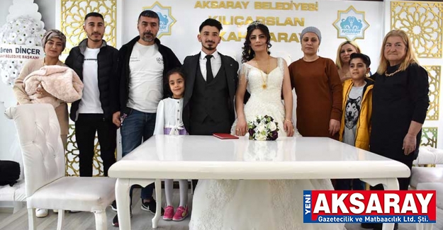 Depreme yakalanmışlardı, Aksaray’da nikah kıydılar