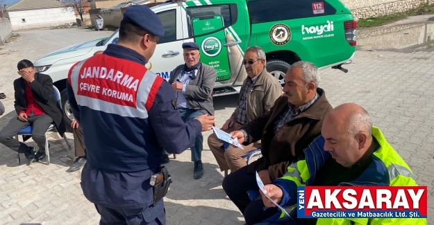 Jandarma su tasarrufu çalışması yaptı