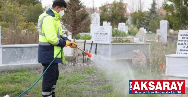 Aratol mezarlığı temizleniyor