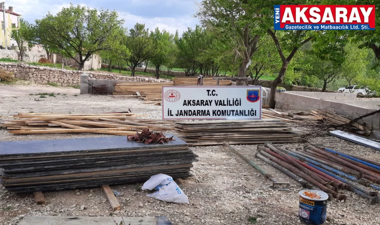 İnşaattan malzeme çalan yakalandı