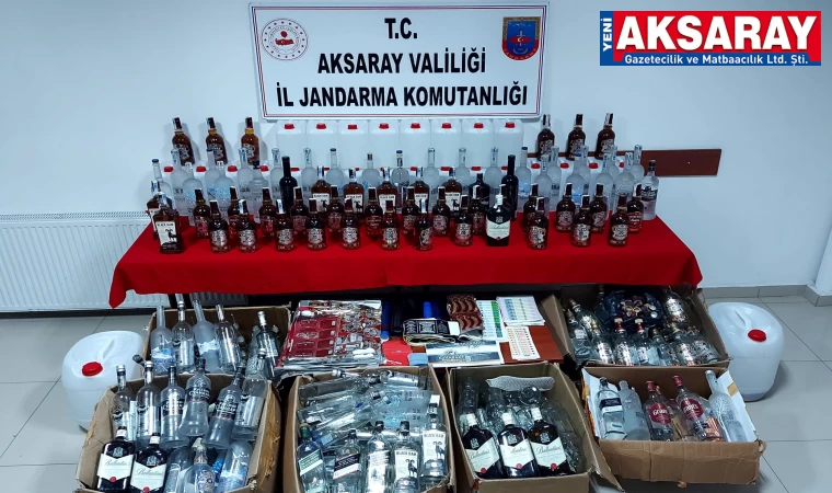 Kaçak alkolle yakalanan 5 kişiden biri tutuklandı