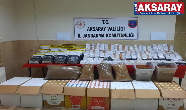 Kaçak tütün ve mamülleri yakalandı