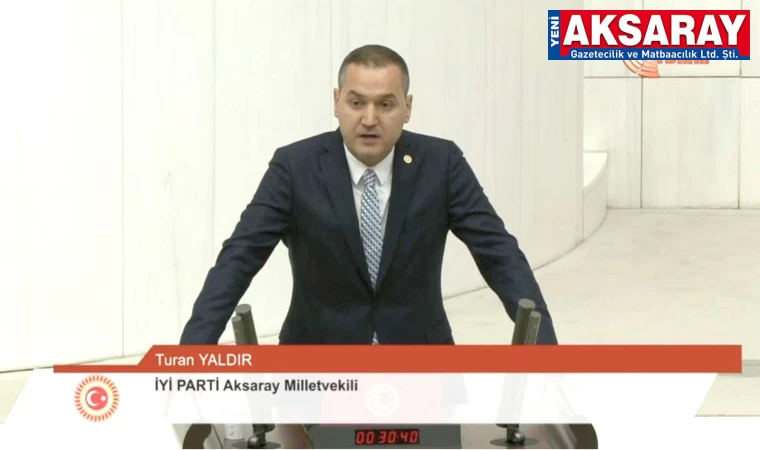 Mecliste ilk soru önergesi Turan Yaldır’dan