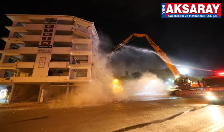 Riskli yapılar yıkılıyor