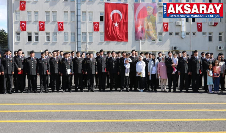 Tayini çıkan jandarma personeline veda töreni yapıldı              