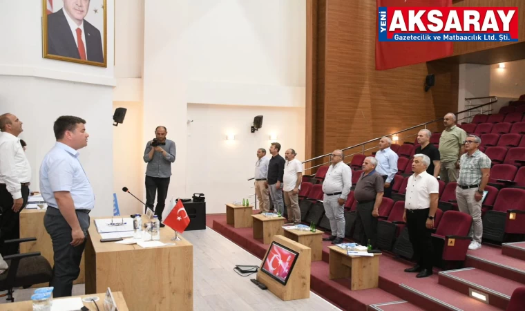 Belediye Meclisi Temmuz ayı olağan toplantısını yaptı
