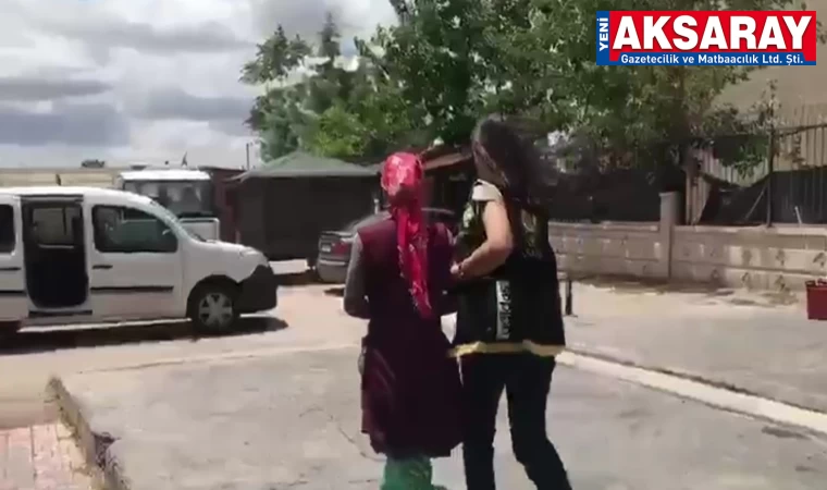 Evden hırsızlık yapan kadın yakalandı