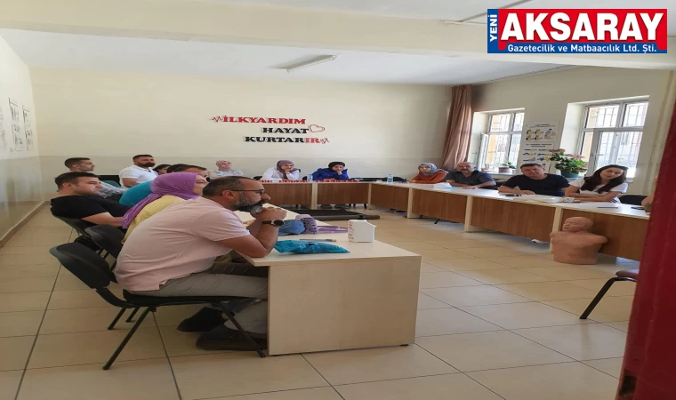 Gönüllü oldular eğitim alıyorlar